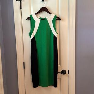 Calvin Klein color block dress